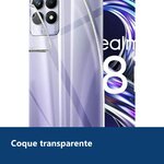 Vue de détail – Coque Silicone Transparente Pour Realme 8i