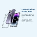 Accessoire ajusté au modèle exact – Coque Silicone Angles Renforces Pour Apple iPhone 14 Pro Max