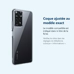 Accessoire ajusté au modèle exact – Coque Silicone Transparente Pour Xiaomi Redmi Note 11 Pro