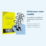 Accessoire ajusté au modèle exact – Verres Protection Camera Arriere X3 Pour iPhone 13 Pro