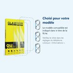 Accessoire ajusté au modèle exact – Verre Trempe et Protection Camera Arriere Transparent x3 Pour iPhone 17