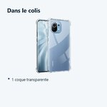 Contenu du colis – Coque Silicone Transparente Angles Renforces Pour Xiaomi Mi 11 Lite