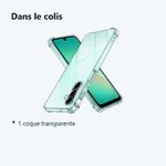 Contenu du colis – Coque Pour Samsung Galaxy A26 5G Silicone Transparente Angles Renforces