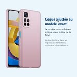 Accessoire ajusté au modèle exact – Coque Silicone Rose Pour Poco M4 Pro 5G