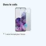 Contenu du colis – VERRE TREMPE INCURVE POUR SAMSUNG S20 PLUS X2