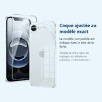 Accessoire ajusté au modèle exact – Coque Silicone Transparente + Verre Trempe Pour iPhone 17e