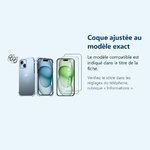 Accessoire ajusté au modèle exact – Coque Silicone Transparente Angles Renforces + Verres Trempes et Protections Camera Arrie