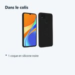 Contenu du colis – Coque Silicone Couleur Noir Pour Xiaomi Redmi 9C / 9C NFC