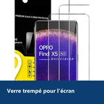 Vue de détail – Verres Trempes X3 Pour Oppo Find X5 Lite