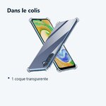 Contenu du colis – Coque Silicone Transparente Angles Renforces Pour Samsung A04S / A13 5G