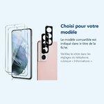 Accessoire ajusté au modèle exact – Verres Trempes et Protections Camera Arriere X2 Pour Samsung Galaxy S21