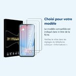 Accessoire ajusté au modèle exact – Verres Trempes X3 Pour Samsung Galaxy S24 FE