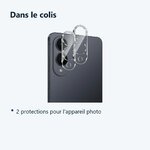 Contenu du colis – Verres Protection Camera Arriere Transparent X2 Pour Samsung Galaxy S25 Edge