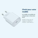 Accessoire ajusté au modèle exact – Chargeur Rapide 18W USB-C pour iPhone 12 / 12 PRO / 12 PRO MAX / 11 / 11 PRO / 11 PRO MAX