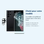 Accessoire ajusté au modèle exact – Verre Trempe et Protection Camera Arriere Pour Samsung Galaxy S22 Ultra