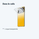 Contenu du colis – Coque Silicone Transparente Pour Poco X5 Pro 5G