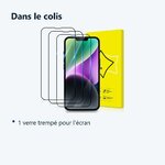 Contenu du colis – Verre Trempé pour iPhone 13 Pro Max (6,7 pouces) [Pack 3] Film Vitre Protection Ecran