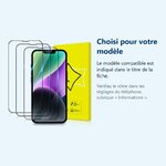 Accessoire ajusté au modèle exact – Verre Trempé pour iPhone 13 Pro Max (6,7 pouces) [Pack 3] Film Vitre Protection Ecran