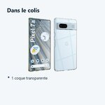 Contenu du colis – Coque Silicone Transparente Pour Google Pixel 7a