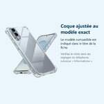 Accessoire ajusté au modèle exact – Coque Pour Samsung Galaxy S25 Edge Silicone Transparente Angles Renforces