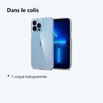 Contenu du colis – Coque Transparente pour iPhone 13 Pro Max (6,7 pouces)