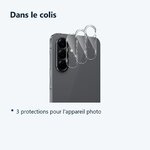 Contenu du colis – Verres Protection Camera Arriere Transparent X3 Pour Samsung Galaxy A57