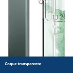 Vue de détail – Coque Silicone Transparente Pour Samsung Galaxy S22 Plus 5G