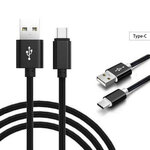 cable-usb-type-c-1m-pour-telephone-nylon-noir