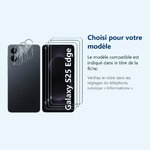 Accessoire ajusté au modèle exact – Verres Trempes et Protections Camera Arriere x3 Pour Samsung Galaxy S25 Edge