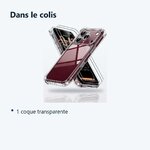 Contenu du colis – Coque Pour iPhone 18 Pro Max Silicone Transparente Angles Renforces