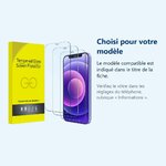 Accessoire ajusté au modèle exact – Verre Trempé pour iPhone 12 Mini (5,4 pouces) [Pack 3] Film Vitre Protection Ecran