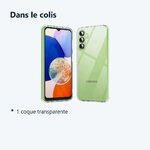Contenu du colis – Coque Silicone Transparente Pour Samsung Galaxy A14 4G / 5G