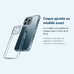 Accessoire ajusté au modèle exact – Coque Transparente pour iPhone 12 Pro Max (6,7 pouces)