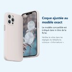 Accessoire ajusté au modèle exact – Coque Rose pour iPhone 12 Pro Max (6,7 pouces)