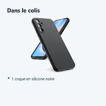 Contenu du colis – Coque Pour Samsung Galaxy A35 5G Silicone Noir