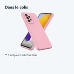 Contenu du colis – Coque Silicone Rose Pour Samsung A33 5G