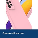 Vue de détail – Coque Silicone Rose Pour Samsung A33 5G
