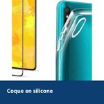 Vue de détail – Coque Silicone + Vitre Protection Ecran Pour XIAOMI REDMI 9A