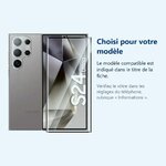 Accessoire ajusté au modèle exact – Verre Trempe et Protection Camera Arriere Transparent Pour Samsung Galaxy S24 Ultra