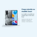 Accessoire ajusté au modèle exact – Coque Silicone Transparente Angles Renforces Pour Xiaomi Redmi Note 11 / Note 11s
