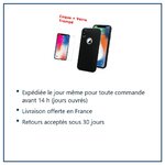 Expédition le jour même, livraison offerte, retours sous 30 jours – Coque Silicone pour iPhone Xr Noir Antichoc + 2 Verres Tr