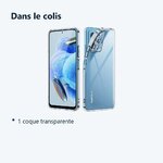 Contenu du colis – Coque Silicone Transparente Pour Xiaomi Redmi Note 12 Pro