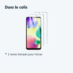 Contenu du colis – 2x Films Verres Trempes Pour Xiaomi Redmi 10A