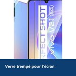 Vue de détail – Verres Trempes X2 Pour Vivo V21 5G