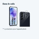Contenu du colis – Verres Protection Camera Arriere Transparent X2 Pour Samsung Galaxy A55
