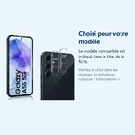 Accessoire ajusté au modèle exact – Verres Protection Camera Arriere Transparent X2 Pour Samsung Galaxy A55