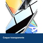 Vue de détail – Coque Silicone Transparente Pour Samsung A53 5G