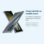Accessoire ajusté au modèle exact – Coque Silicone Transparente Angles Renforces Pour Samsung Galaxy S23 Ultra 5G
