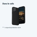 Contenu du colis – Coque Noir pour iPhone 12 Pro Max (6,7 pouces)