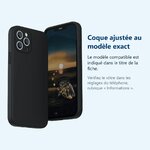 Accessoire ajusté au modèle exact – Coque Noir pour iPhone 12 Pro Max (6,7 pouces)